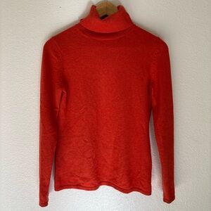 100% Cashmere Banana Republic Orange Sweater